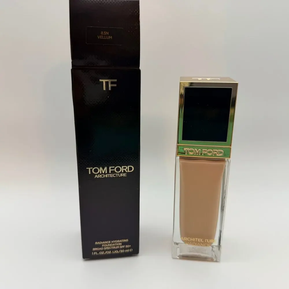 Tom Ford Architecture Radiance Foundation SPF 50+ 8.5N Vellum 1 oz NIB